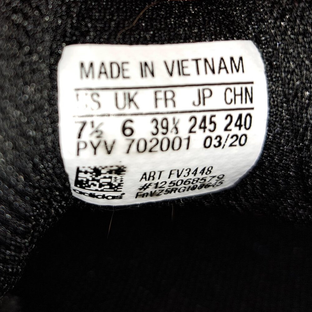Adidas Superstar Black and White Zebra Print Sneakers,Like New - Picture 3 of 12